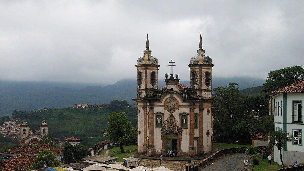 A Igreja de São Francisco de Assis, de Aleijadinho, em Ouro Preto