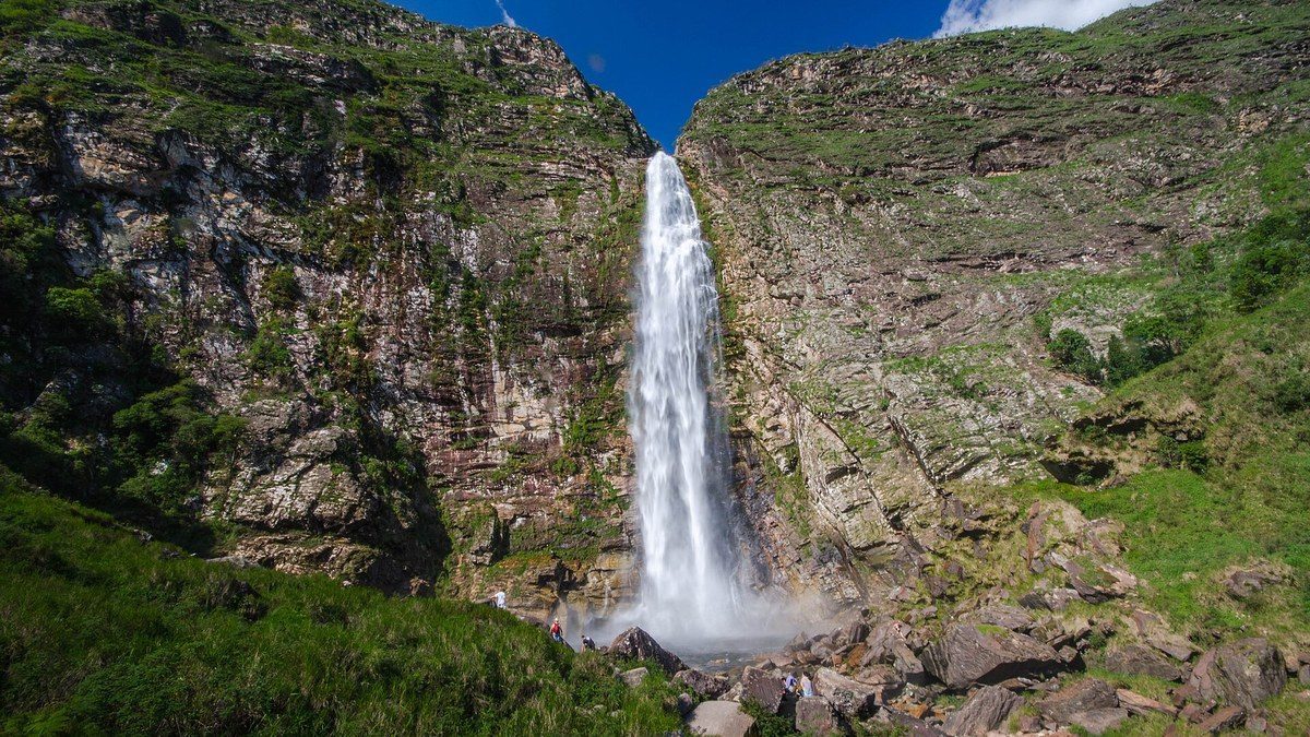 A Cachoeira Casca d'Anta, queda de 186 metros do rio São Francisco